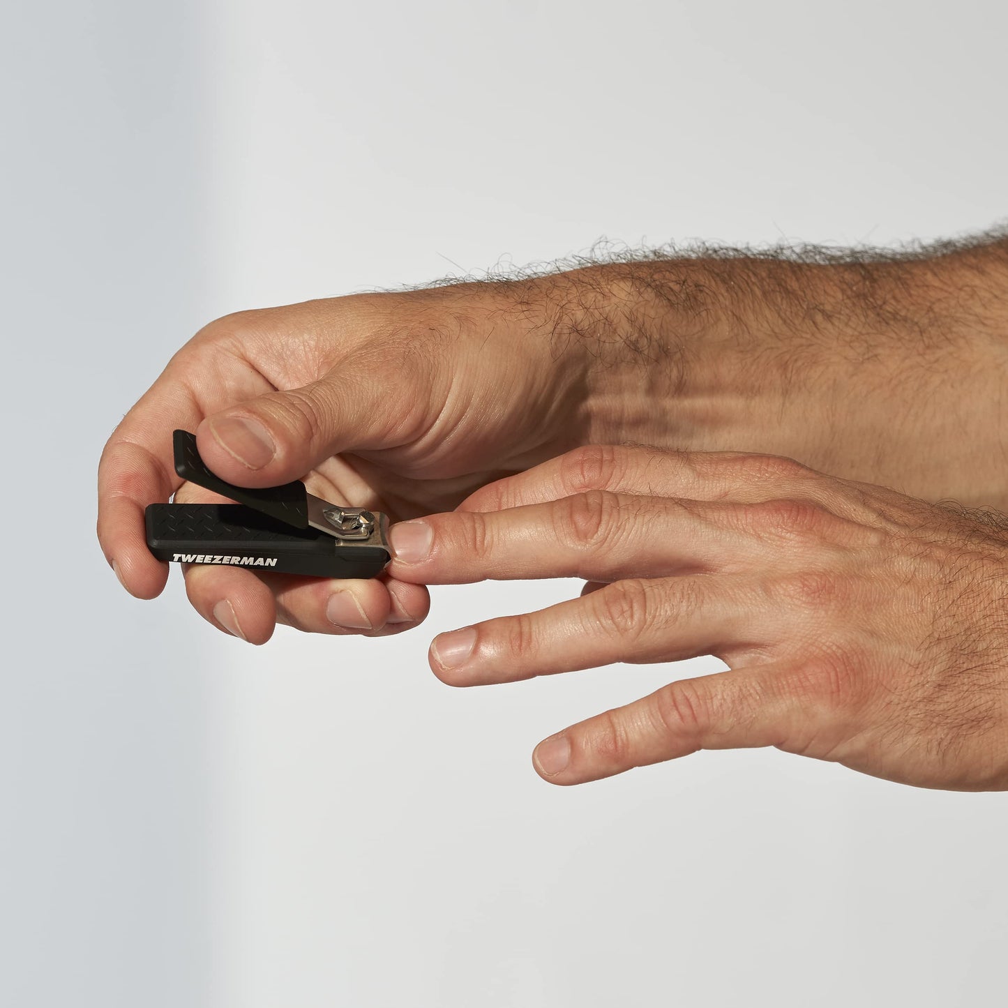 Tweezerman Precision Grip Fingernail Clipper, Black Beauty & Personal Care Tweezerman