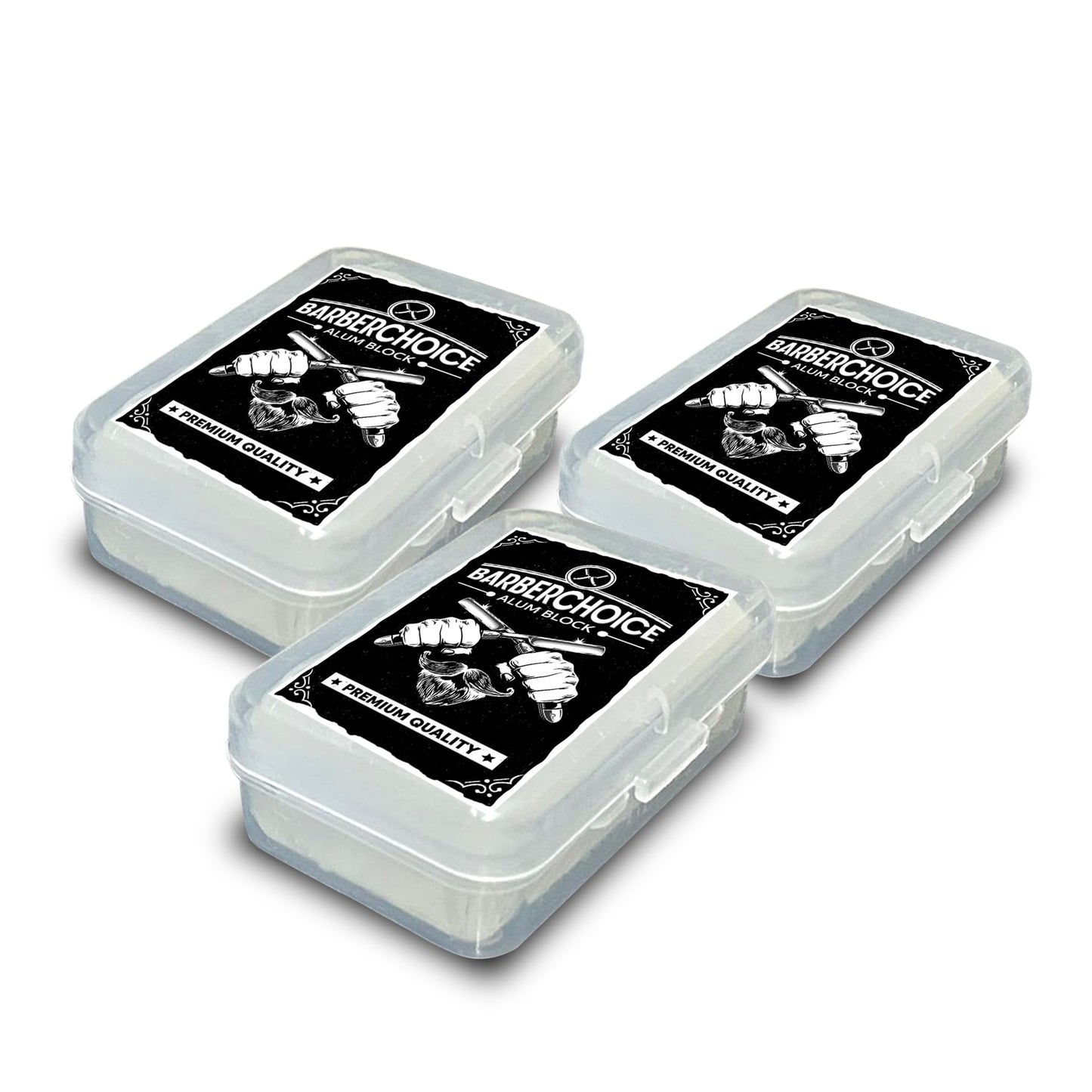 Pacific Pelican Alum Block for Shaving - Premium Quality - Razor Burn Relief & Skin Soothing Aftershave in Durable Plastic Case - Pack of 3 Beauty and Personal Care Pacific Pelican