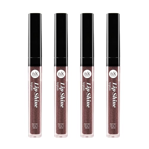 NICKA K NEW YORK Lip Shine, Cosmetics, vibrant colors, bright colors, shining lips, lip shine, long lasting (AMZ237) Beauty & Personal Care NICKA K NEW YORK