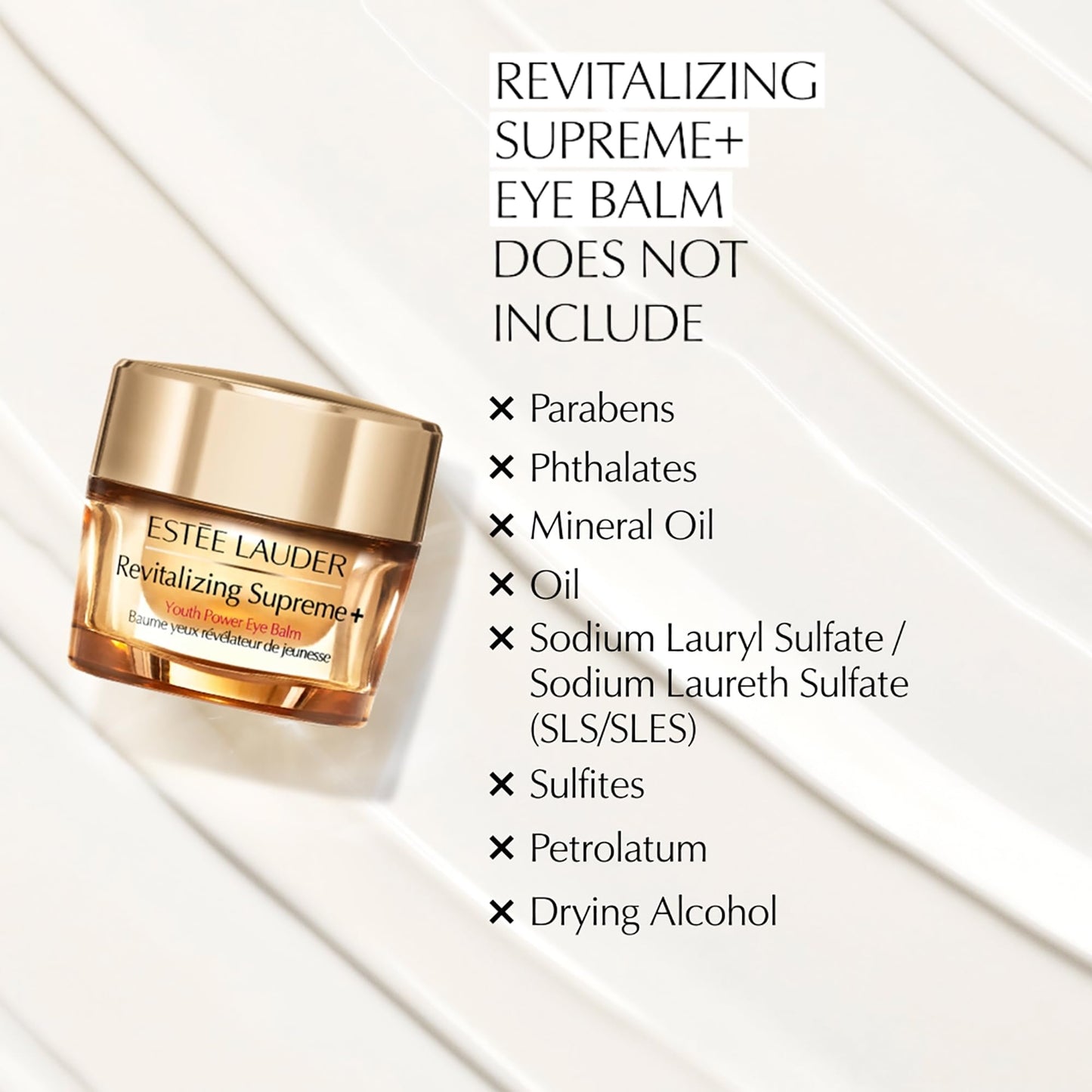 Estée Lauder Revitalizing Supreme+ Youth Power Hydrating Under Eye Balm with Hyaluronic Acid, 0.5 Ounce Beauty & Personal Care Estée Lauder