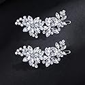 Goledwedy Crystal Flower Bridal Hair Clips(2 packs)Rhinestone Wedding Hair Clips For Brides Beauty & Personal Care Goledwedy