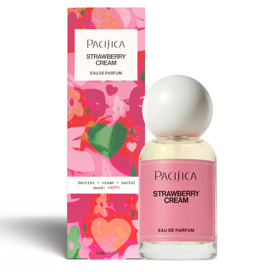 Pacifica Strawberry Cream Perfume for Women - Fruity Floral Eau de Parfum Spray with Strawberry, Vanilla, Jasmine & Sandalwood Notes, Long Lasting Beauty & Personal Care Pacifica