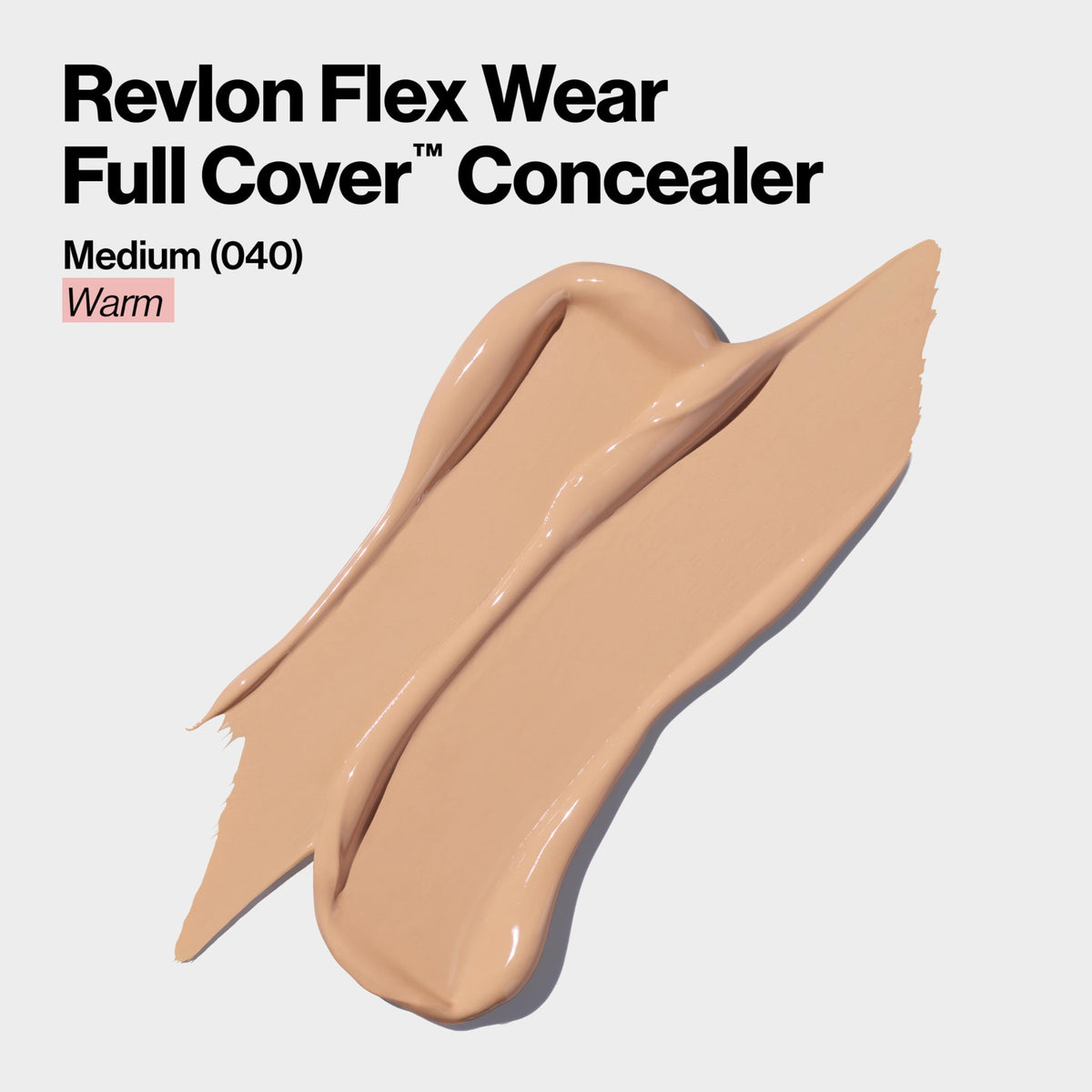 Revlon ColorStay Flex Wear, Full Cover Non-Creasing Concealer, Infused with Hyaluronic Acid & Vitamin E, Flexible Longwear, 040 Medium, 0.34 Fl Oz Beauty & Personal Care REVLON