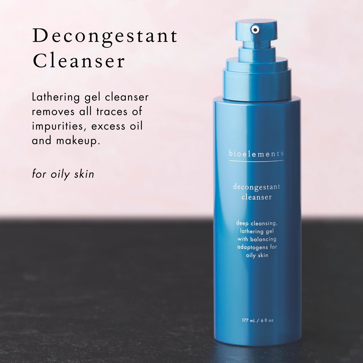 Bioelements Decongestant Cleanser - 6 fl oz - Lathering Gel Cleanser for Oily Skin - Vegan, Gluten Free Beauty & Personal Care Bioelements