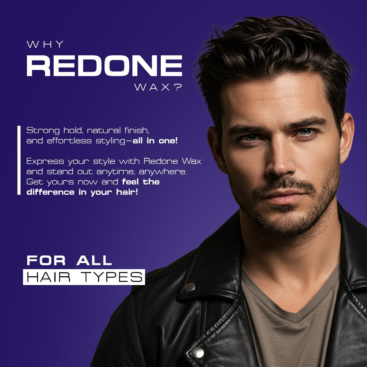 Redone Hair Styling Wax Violetta 150ml | Strong Hold & High Shine Gel Wax for Men & Women | Lavender Scent | Long Lasting Edge Control & Wet Look Hair Beauty & Personal Care Redone