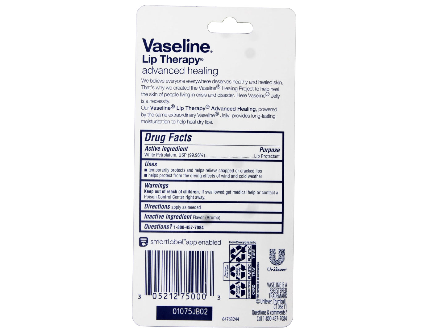 Vaseline Lip Therapy Advanced Healing, 0.35 Ounce (Pack of 10) Beauty and Personal Care Vaseline