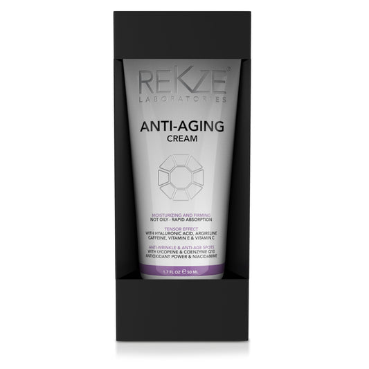 REKZE Advanced Formula Anti-Aging Cream: Unisex Rejuvenation for Face, Neck & Hands - Clinically Proven, Dermatologist-Recommended Beauty & Personal Care REKZE