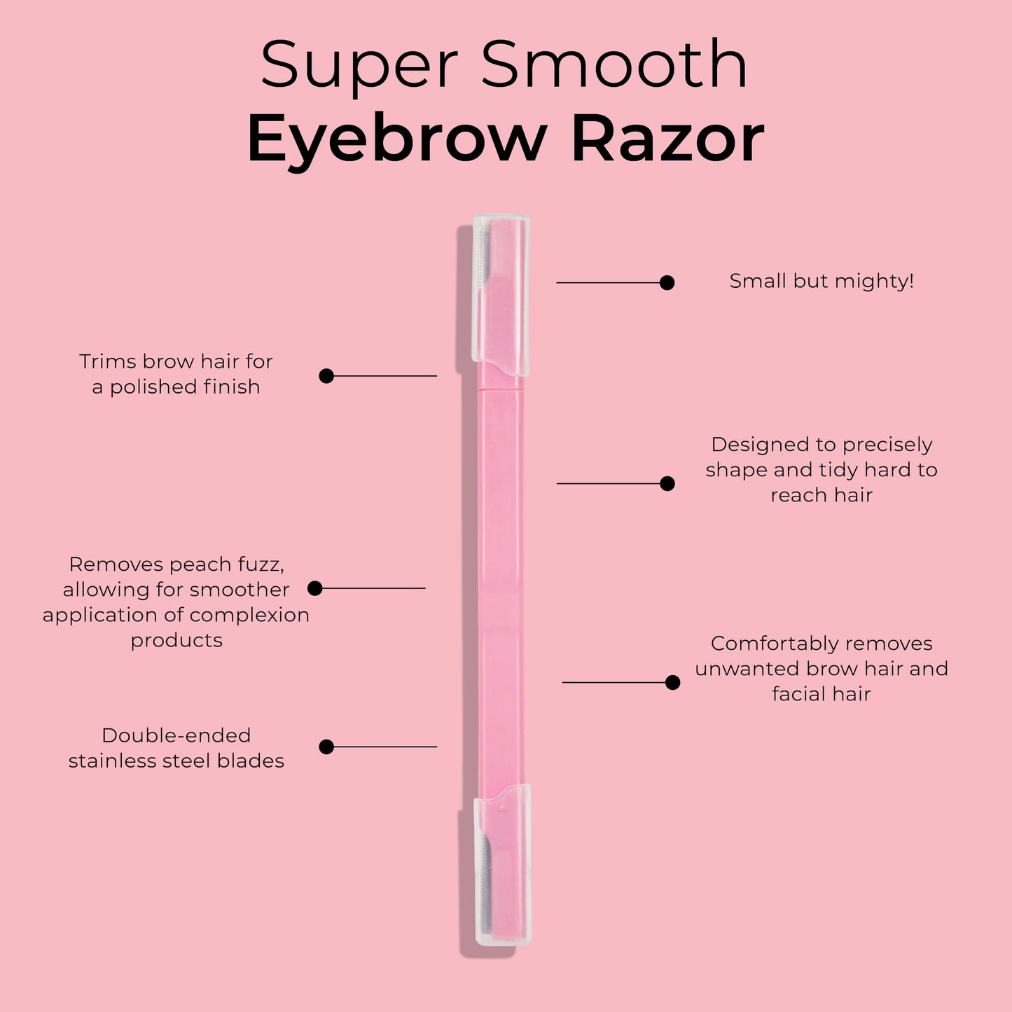 MCoBeauty Super Smooth Brow Razor Beauty and Personal Care MCoBeauty