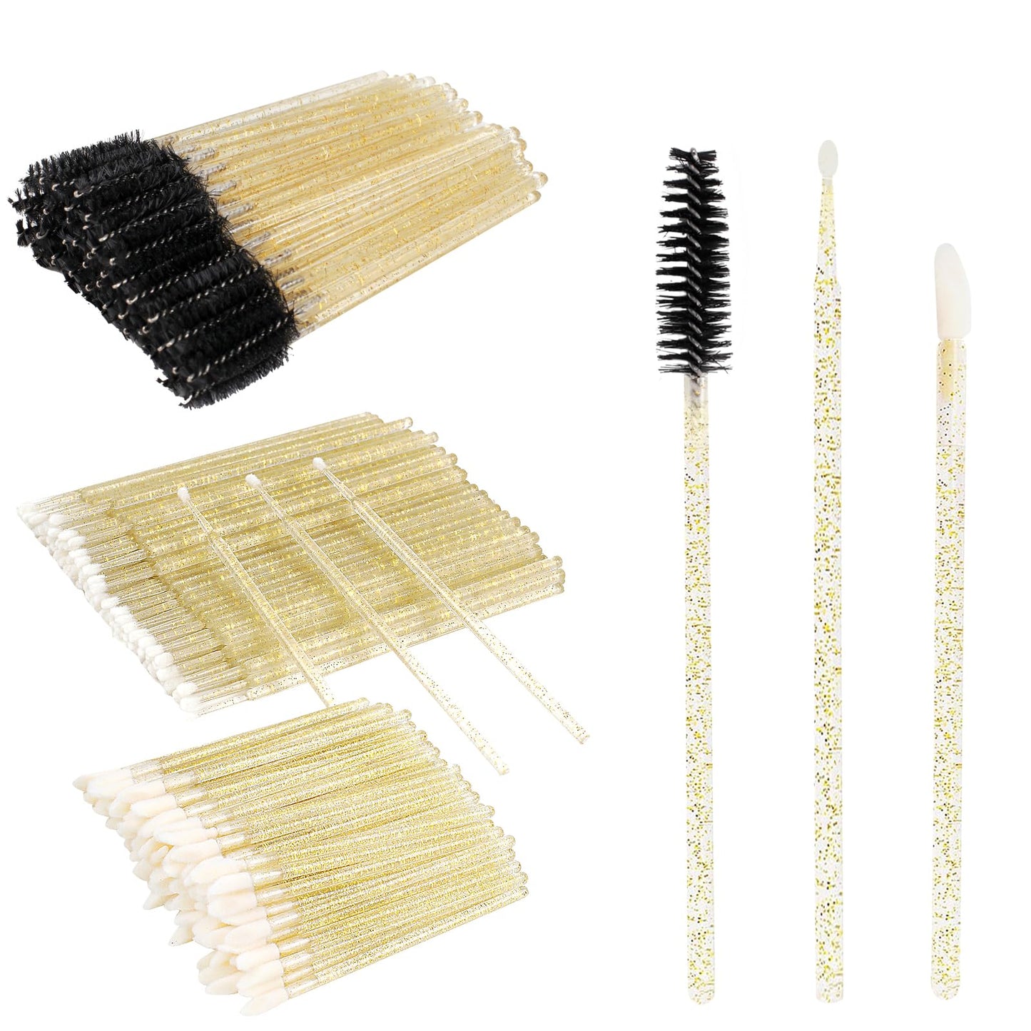 200 sets of false eyelashes kits, disposable micro cotton swabs, and they are matched with false eyelash brushes, lip brushes, mascara brushes, Beauty & Personal Care ZCDPFCBD
