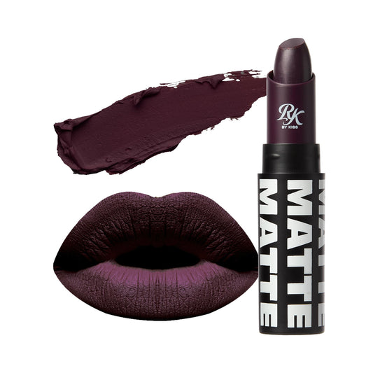 Ruby Kisses Lipstick, Matte Finish, Long-Lasting, Highly Pigmented, Smooth Apply, Full Coverage Lip Color Makeup (Blackberry) Beauty & Personal Care Ruby Kisses