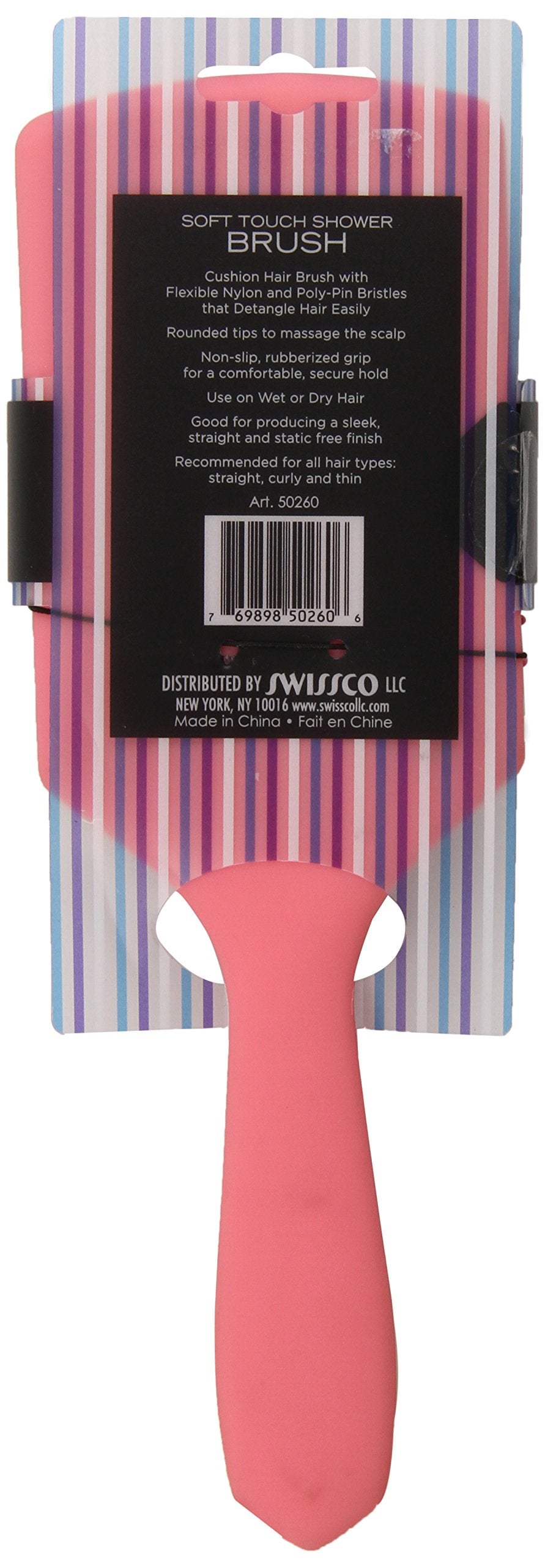 Swissco Soft Touch Paddle Shower Brush, Colors May Vary Beauty & Personal Care Swissco
