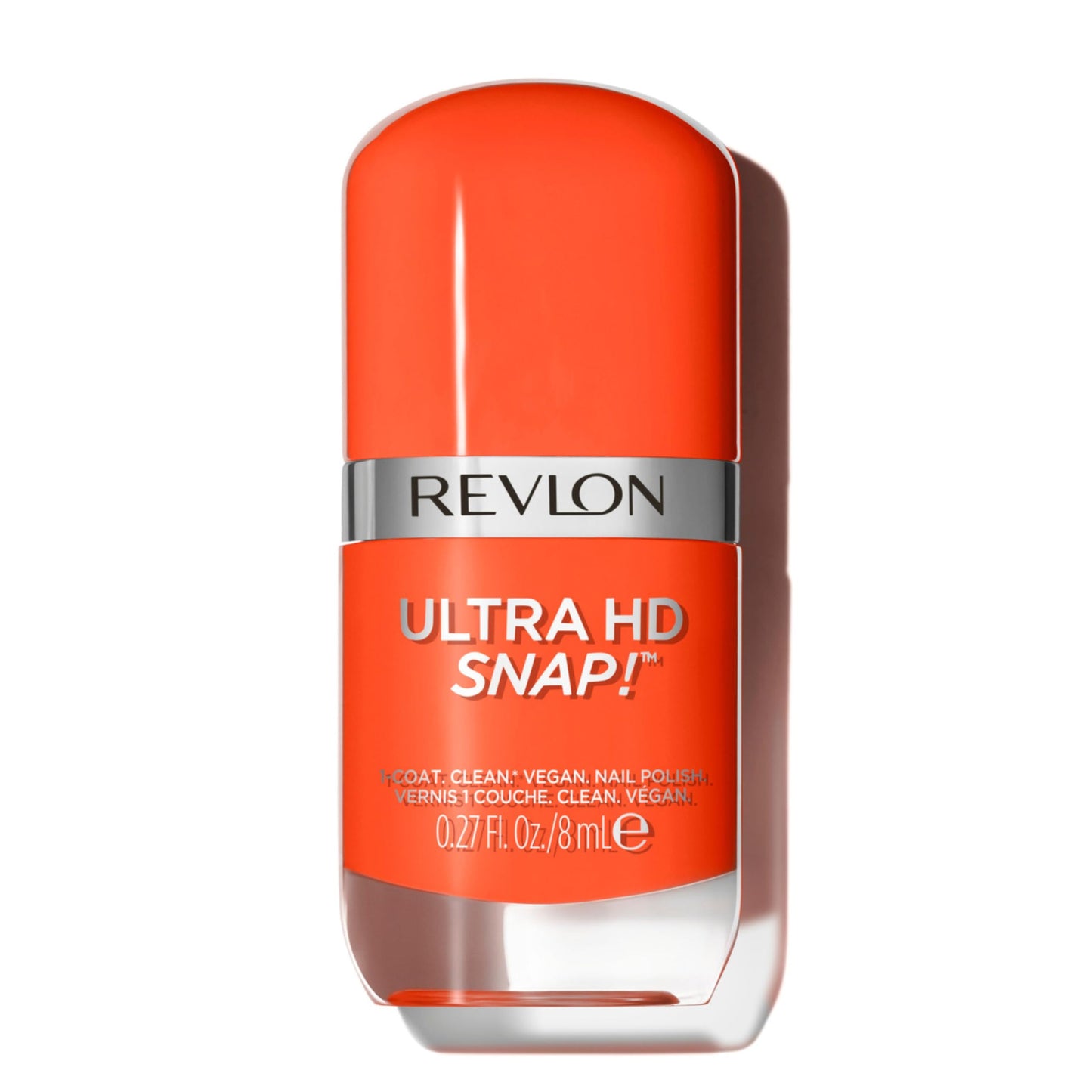 REVLON Ultra HD Snap Nail Color, Natural Rich Glossy Polish, 100% Vegan Formula, No Base or Top Coat Needed, 007 Hot Stuff, 0.27 fl oz Beauty & Personal Care REVLON