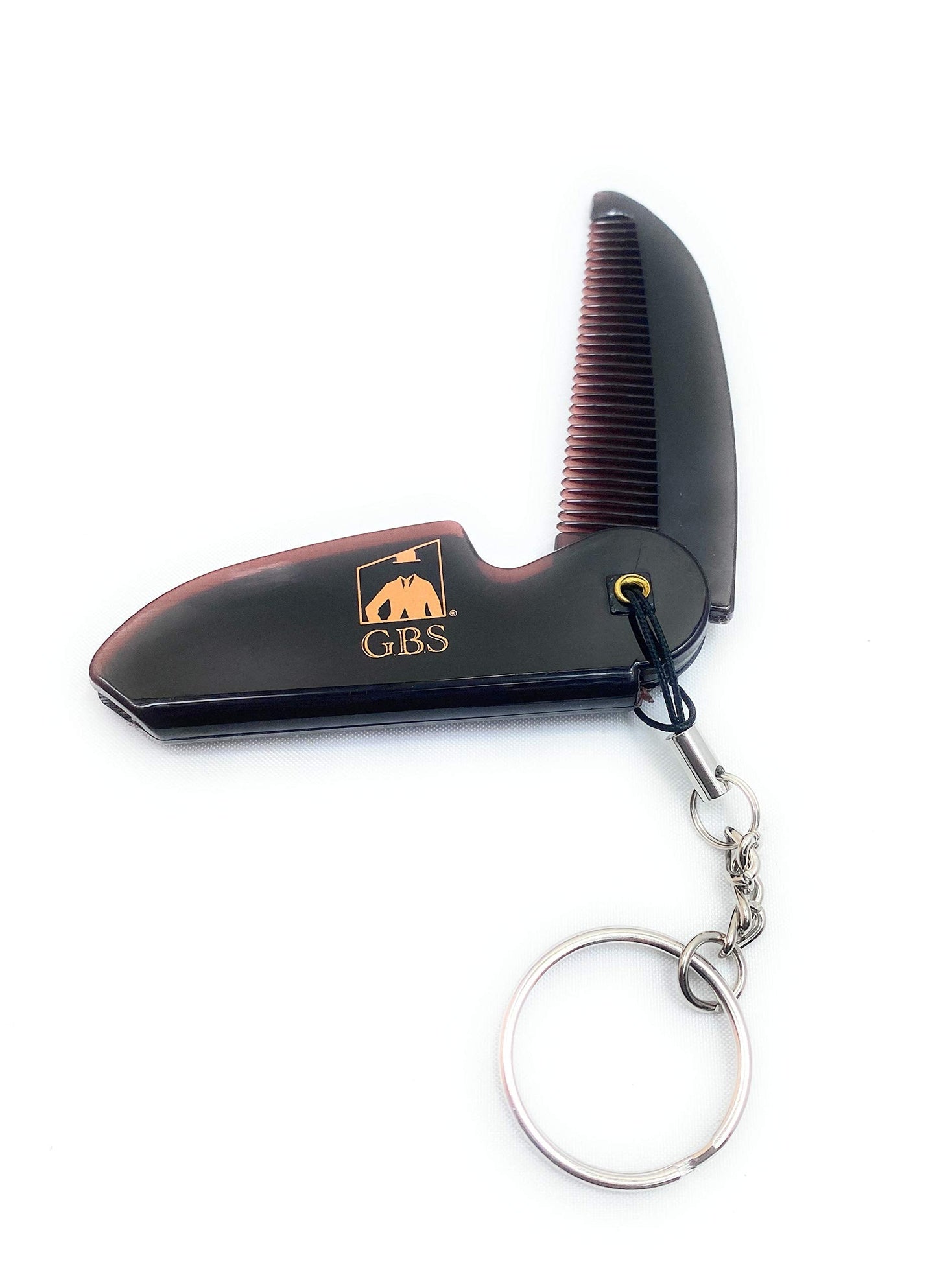 GENTS Folding Pocket Comb for Men - Travel Beard Mustache Hair Grooming Keychain Accessory Handmade Beauty & Personal Care G.B.S