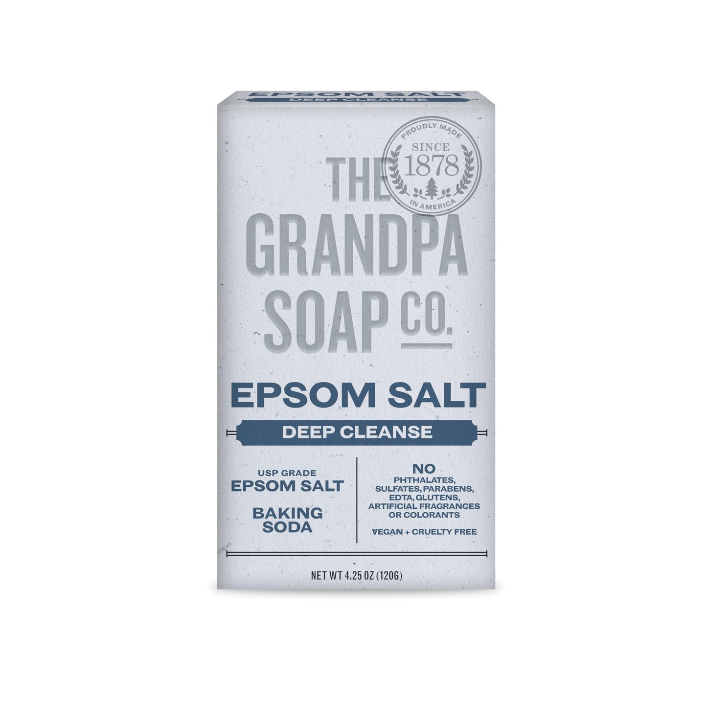 Grandpas Soap Bar Epsom Salt, 4.25 oz Beauty & Personal Care The Grandpa Soap Company