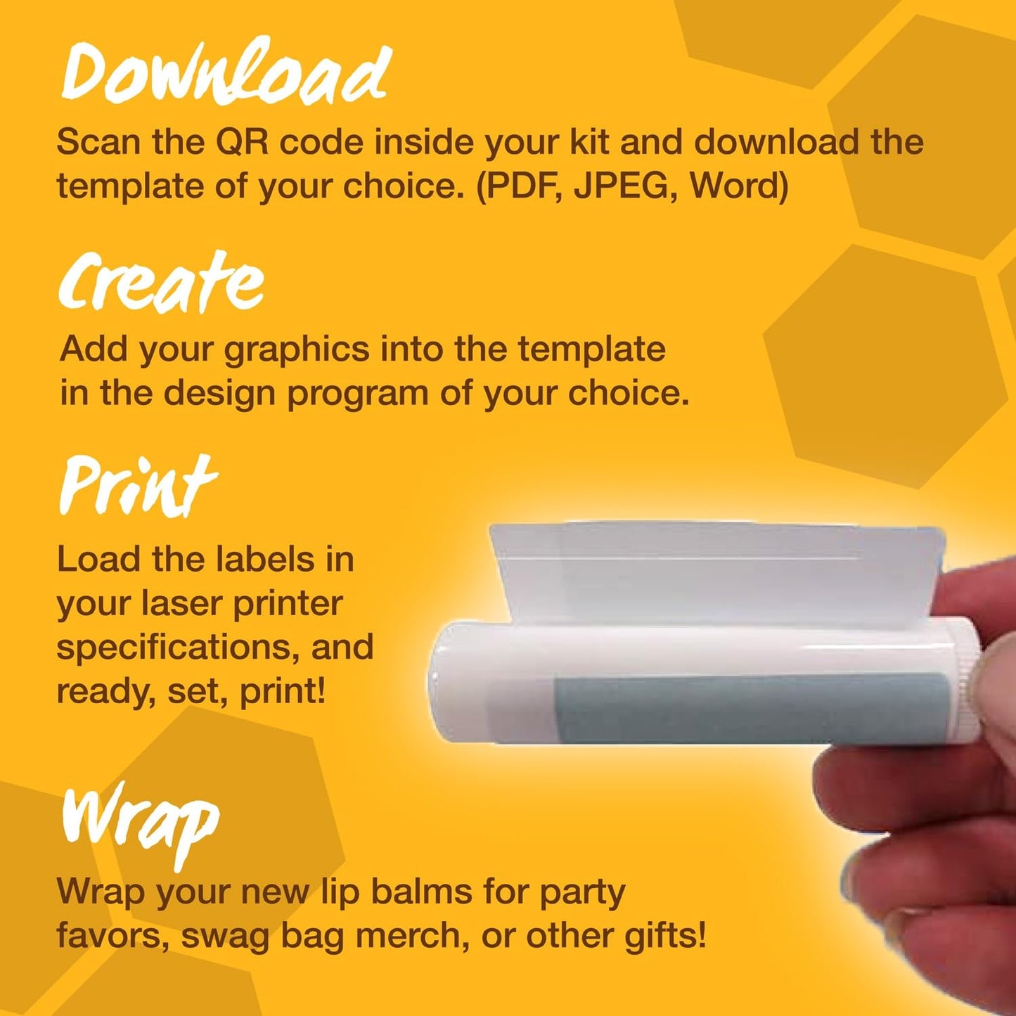 Nature's Bees DIY Lip Balm Kit, Natural Cherry Flavor, Includes 48 Blank Lip Balm Tubes with 60 Labels, Made with Beeswax, Cocoa Butter, Coconut Oil Beauty & Personal Care Nature’s Bees