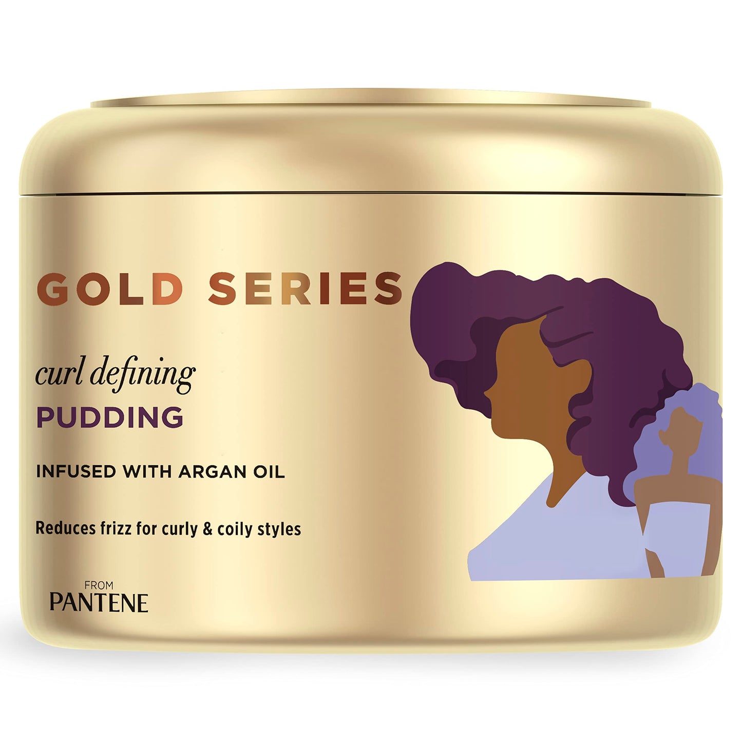 Pantene, Hair Cream Treatment, Sulfate Free Curl Defining Pudding, Pro-V Gold Series, for Natural and Curly Textured Hair, 7.6 fl oz Beauty & Personal Care Pantene