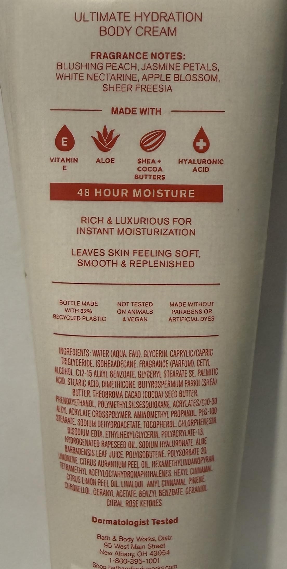 Bath & Body Works Women's Pretty As A Peach Ultimate Hydration Body Cream 8 Ounces Pack of 2 Beauty & Personal Care Bath & Body Works