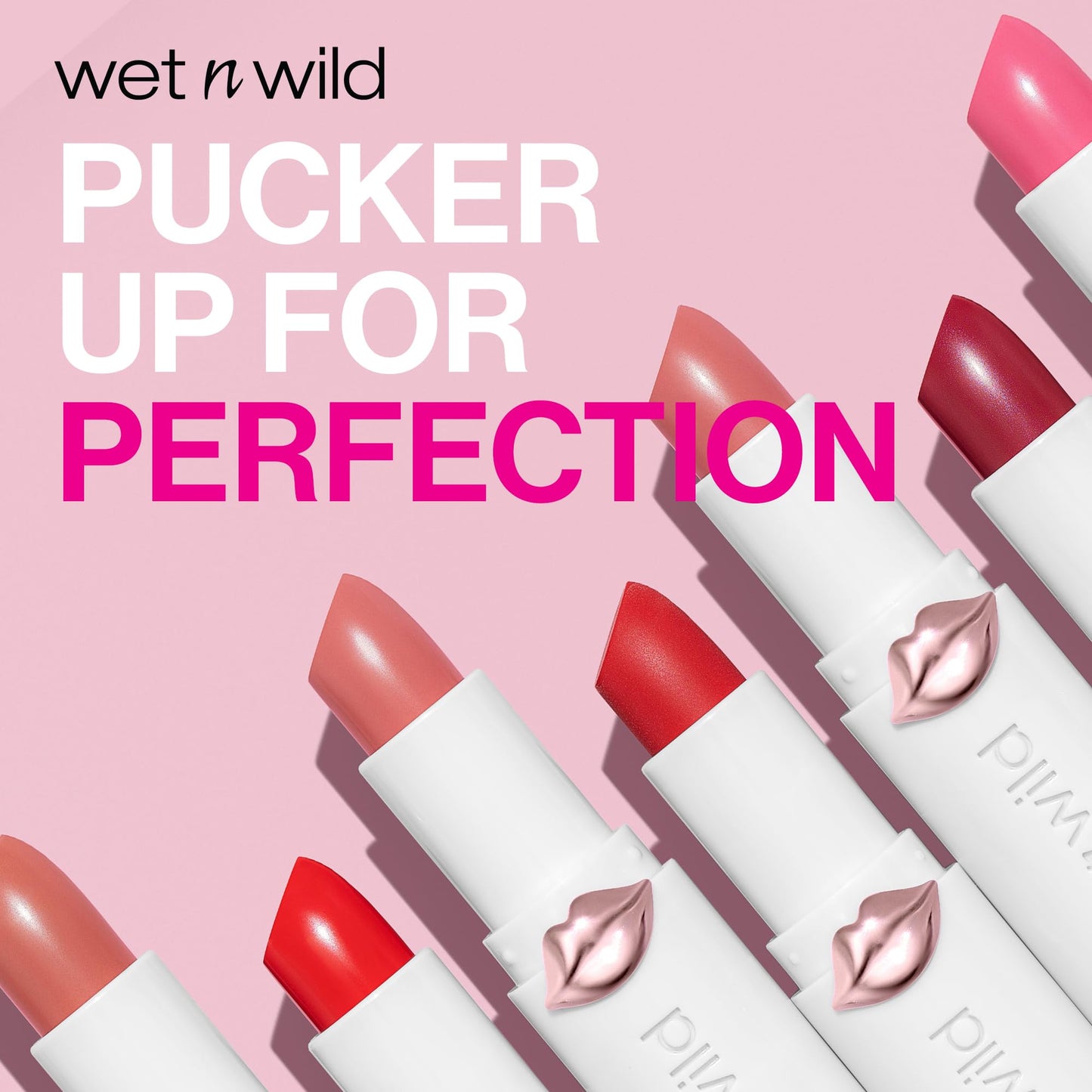 wet n wild Mega Last High-Shine Lipstick Lip Color, Infused with Seed Oils For a Nourishing High-Shine, Buildable & Blendable Creamy Color Beauty & Personal Care wet n wild