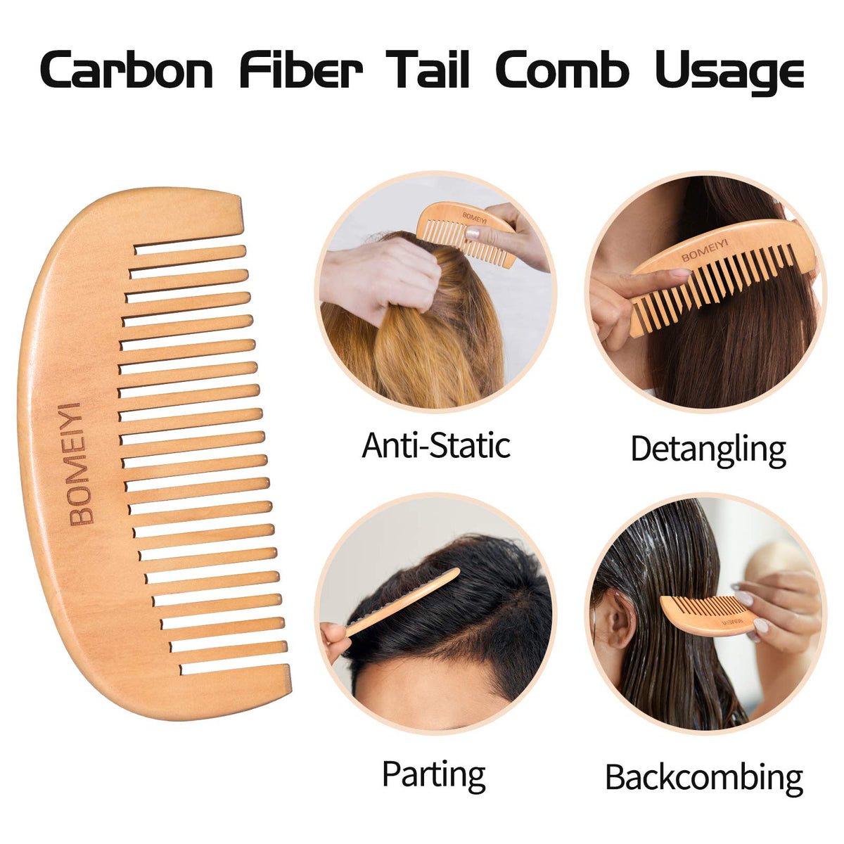 BOMEIYI Boar Bristle Hair Brush for Thick Curly Thin Long Short Wet or Dry Hair, Adds Shine and Makes Hair Smooth, Best Paddle Hair Brush for Men Beauty & Personal Care Bomeiyi