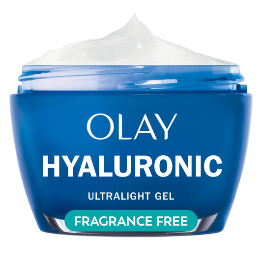 Olay Hyaluronic Acid Face Moisturizer, Instant Hydration for Women, Fragrance-Free - Dry Skin Solution, Glowing, Smoothing, Plumping, Renewing Beauty & Personal Care Olay