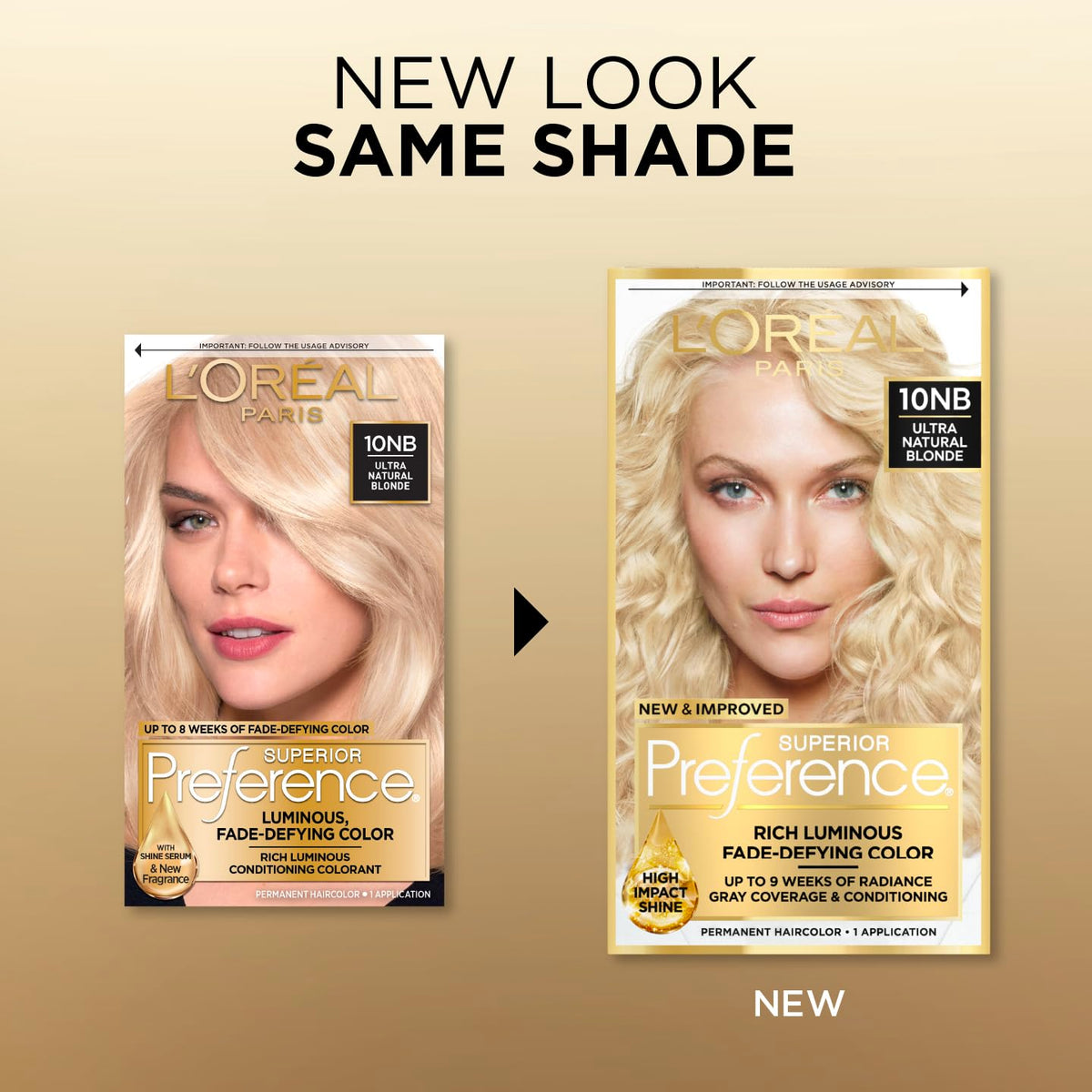 L’Oreal ParisSuperior Preference Rich Luminous Conditioning Colorant, Level 3 Permanent, Ultra Natural Blonde/Natural 10NB (Pack of 3) Beauty & Personal Care L'Oreal Paris
