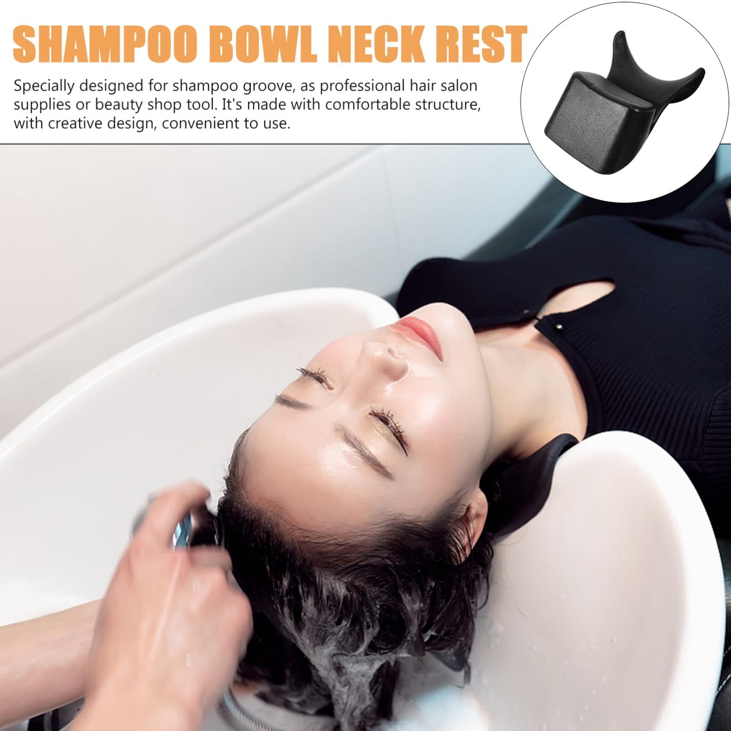 Shampoo Bowl Neck Rest: Hair Salon Neck Rest Salon Support Cushion for Hair Washing Beauty and Personal Care POPETPOP