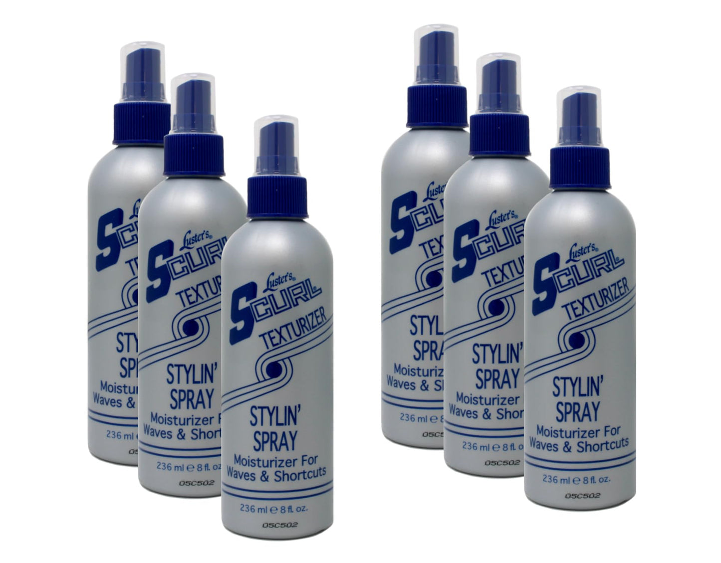 Lusters S-Curl Texturizing 8 Ounce Styling Spray Pump (235ml) (6 Pack) Beauty & Personal Care Luster's