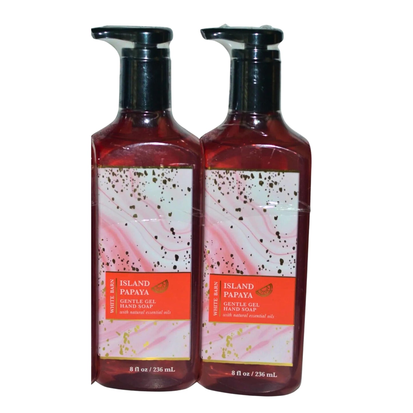 Bath & Body Works Cleansing Gel Hand Soap, Pack of 2, 8oz Each Bottle (Island Papaya) Beauty & Personal Care Bath & Body Works