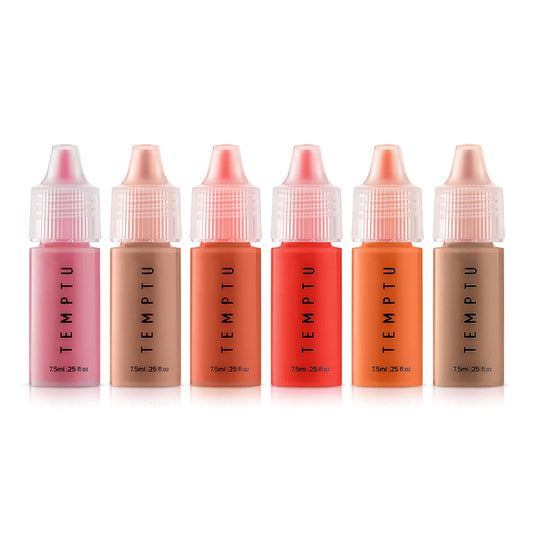 TEMPTU S/B Silicone-Based Airbrush Blush Starter Set: Long-Wear Makeup, Dewy Buildable Formula Brightens Complexion With Natural Flush Of Color | All Beauty & Personal Care TEMPTU
