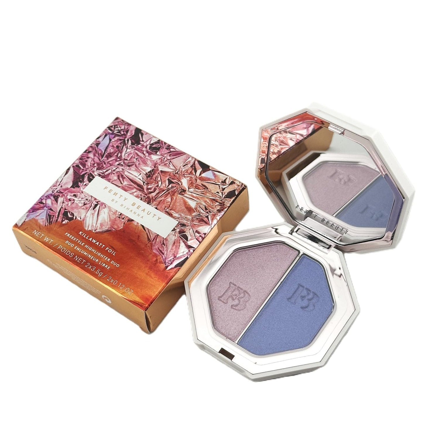 Fenty Beauty Killawatt Foil Ftrrdtyle Highlighter Duo (7daywknd/Poolside) Beauty & Personal Care FENTY BEAUTY
