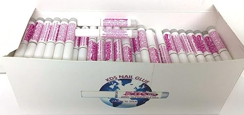 100 pcs KDS Nail Tip Glue - Adhesive Super Bond For Acrylic Nails Tips Beauty & Personal Care KDS