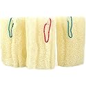 NileCart Loofah Pack of 3 Scrubbies for Body 6 in. Egyptian Loofah Sponge - Natural Exfoliating Body Scrubber Shower Loofah | Body Scrubber Exfoliator Beauty & Personal Care NileCart