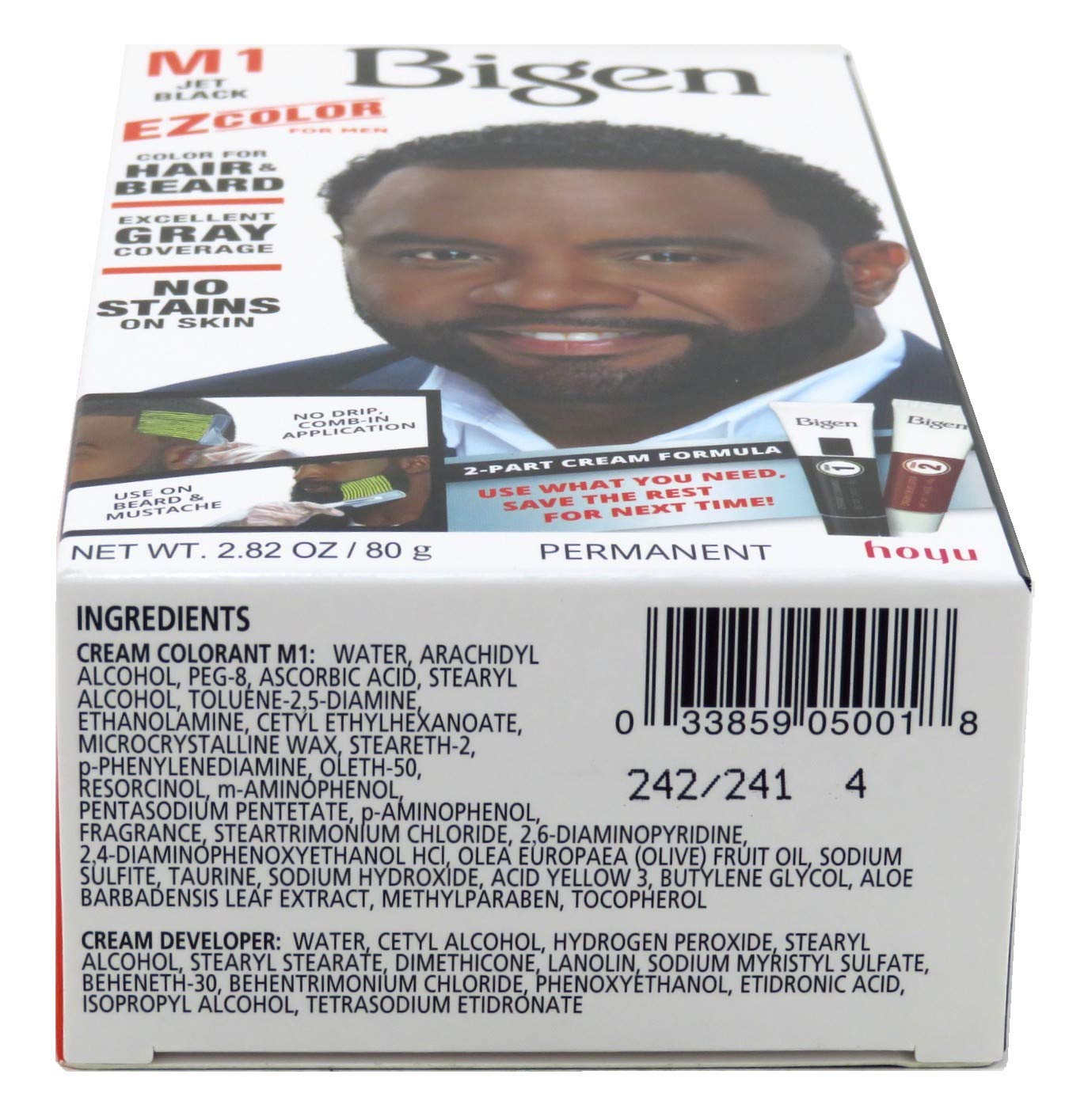 Bigen Ez Color For Men Jet Black Kit (2 Pack) Beauty & Personal Care Bigen