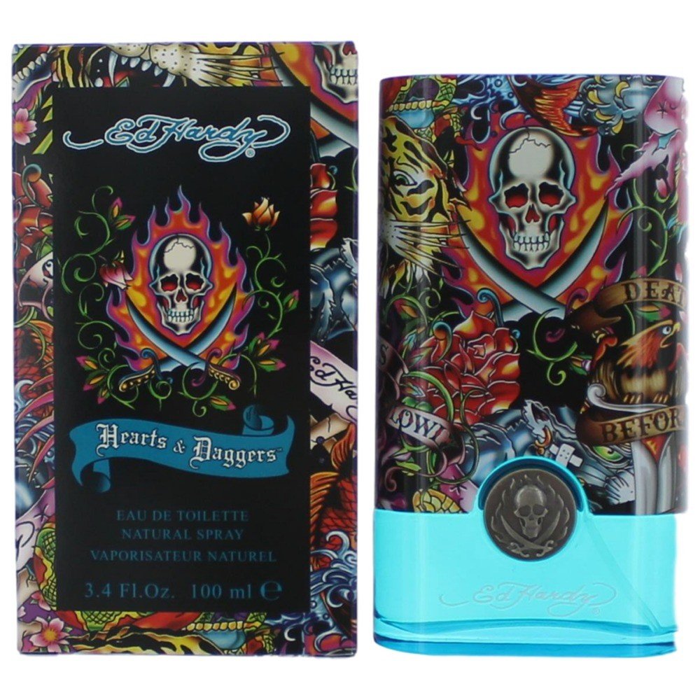 ED HARDY HEARTS & DAGGERS by Christian Audigier EDT SPRAY 3.4 OZ for MEN Beauty & Personal Care Christian Audigier