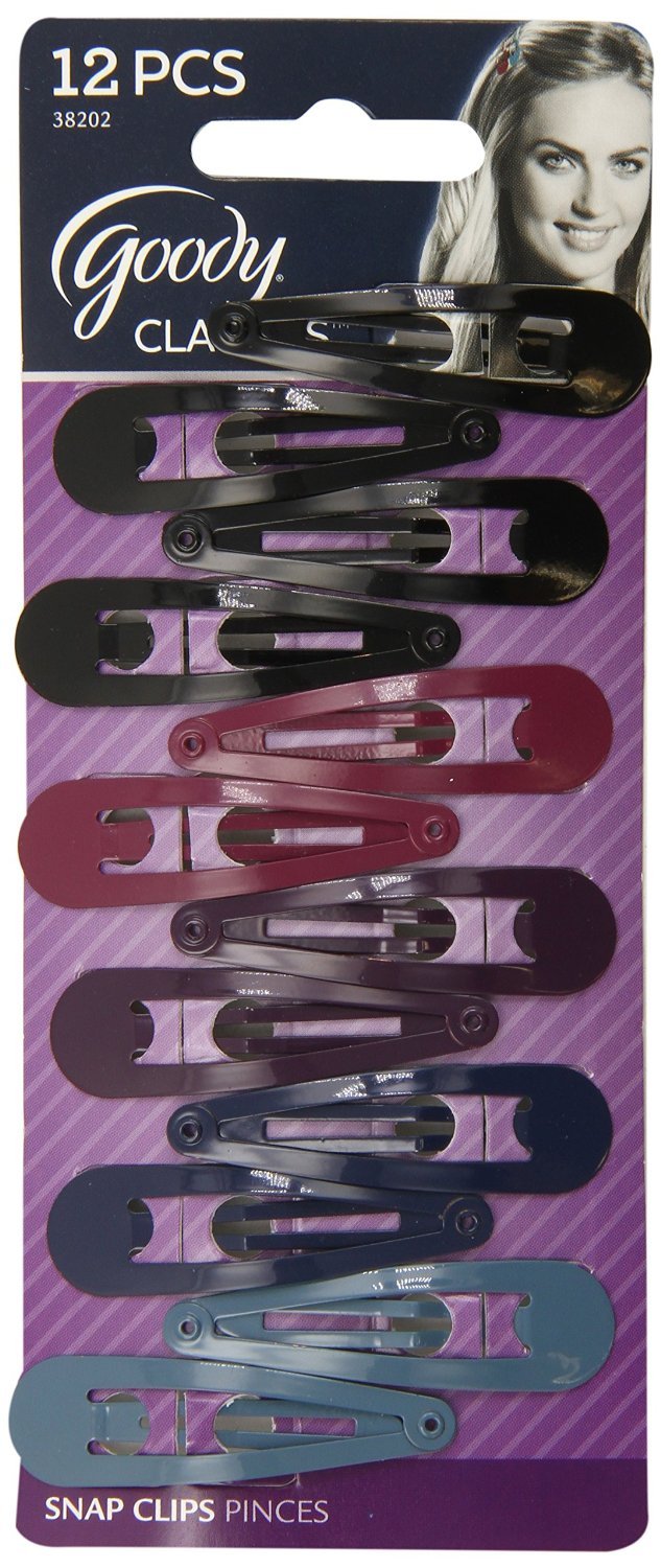 Goody Classics Contour Hair Clips, 12 Count (Pack of 3) Beauty & Personal Care GOODY