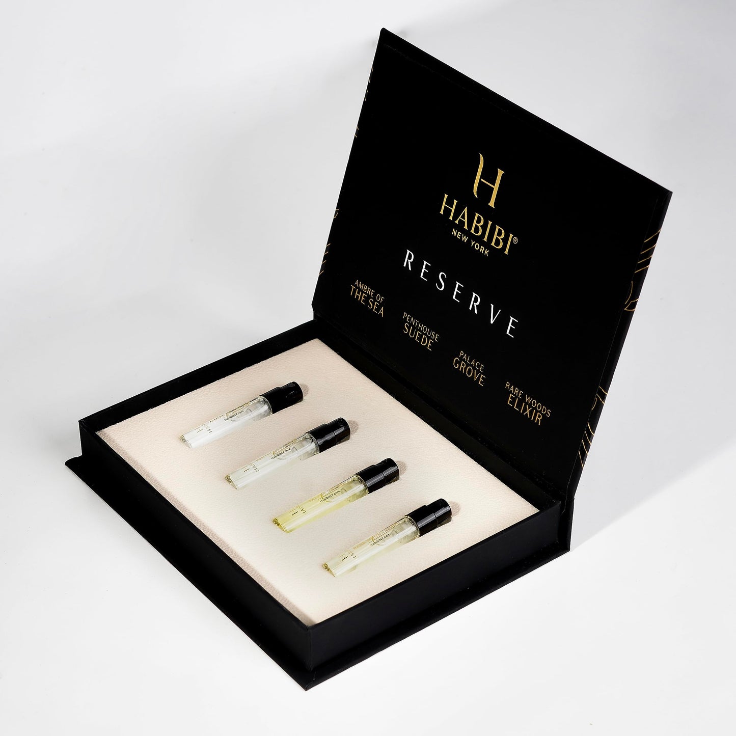 H HABIBI Reserve Oud Collection Discovery Sample Set | Eau De Parfum | Travel Perfume Oud Samples For Women And Men, Cologne Samples for Men,Made Beauty & Personal Care H HABIBI