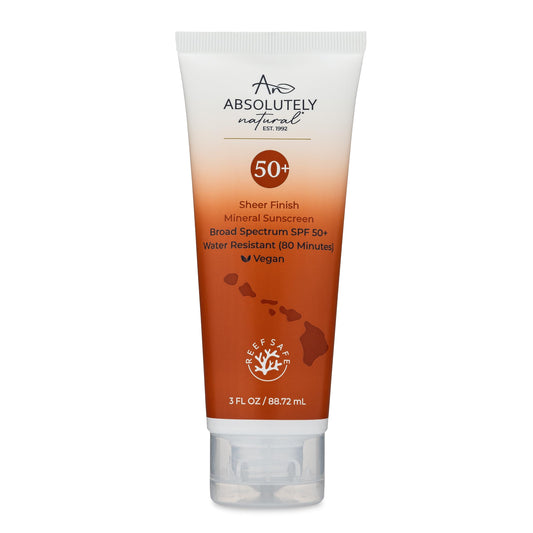 Absolutely Natural SPF 50+ Mineral Sunscreen Lotion - Anti-Aging Sunblock for Body & Face, Made with Rose Hips, Aloe, Zinc Oxide and Other Cruelty Beauty & Personal Care Absolutely Natural