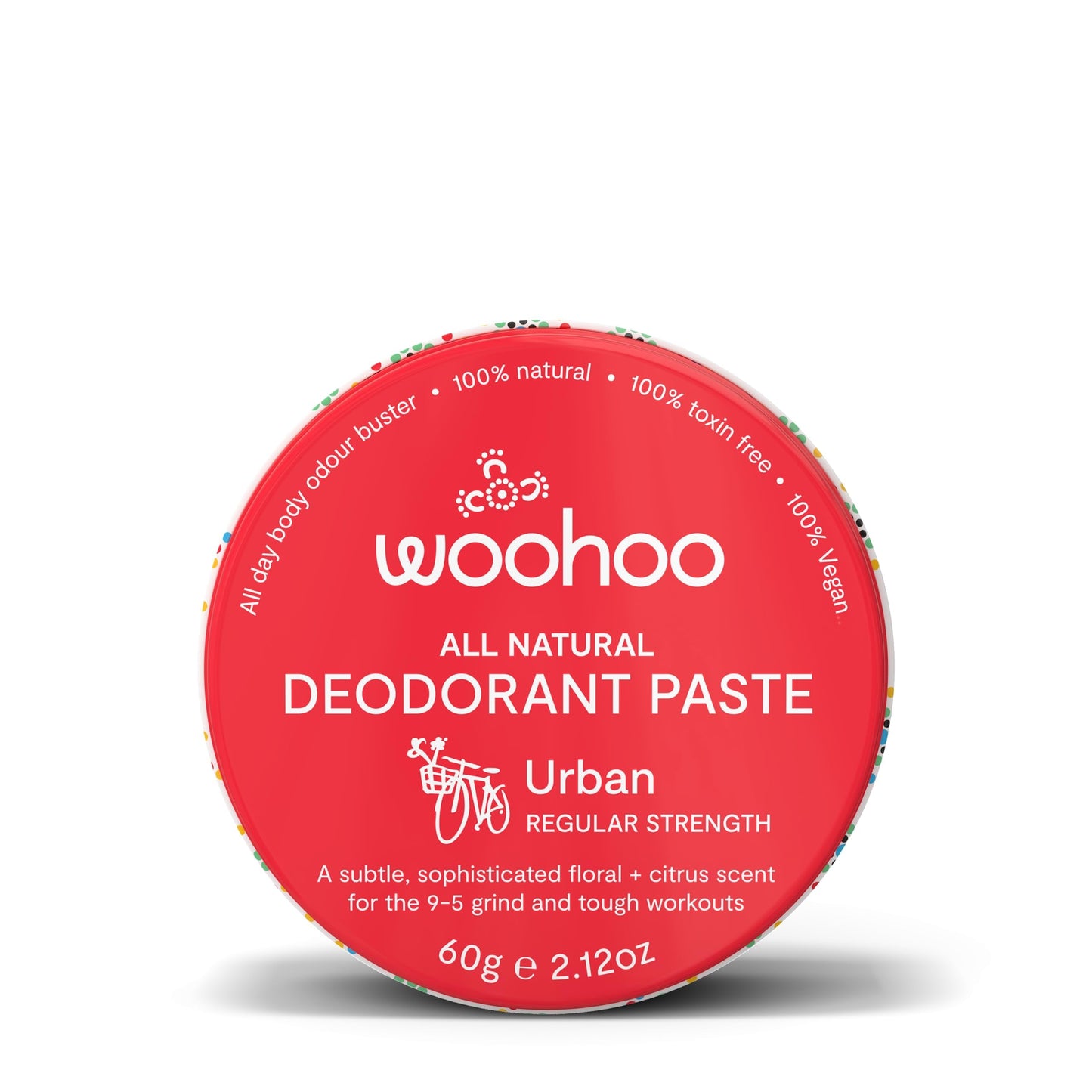 Woohoo Deodorant Paste Urban (Regular Strength) Tin 60g Beauty and Personal Care Woohoo Body