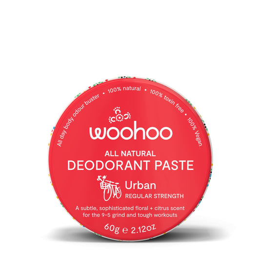 Woohoo Deodorant Paste Urban (Regular Strength) Tin 60g Beauty and Personal Care Woohoo Body