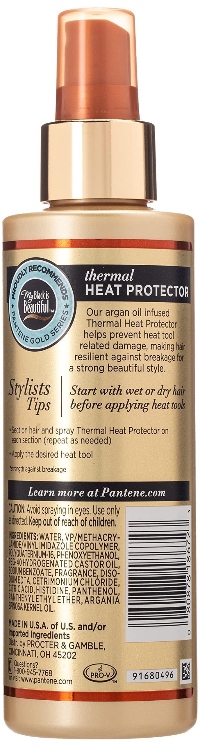 Pantene Gold Series Thermal Heat Protector 6.4 Ounce Pump (190ml) Beauty & Personal Care Pantene