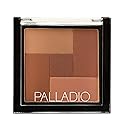 Palladio 2 In 1 Mosaic Powder Blush and Bronzer Silky Smooth Face Makeup Pressed Five Color Hues from Shimmering Pinks to Golden Browns Rich Pigmented Beauty & Personal Care Palladio