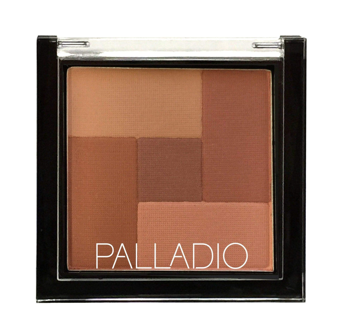 Palladio 2 In 1 Mosaic Powder Blush and Bronzer Silky Smooth Face Makeup Pressed Five Color Hues from Shimmering Pinks to Golden Browns Rich Pigmented Beauty & Personal Care Palladio