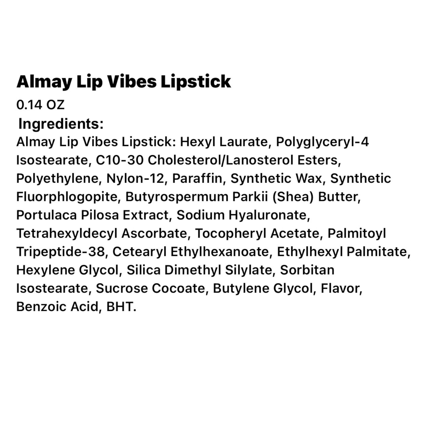 Almay Lip Vibes Lipstick with Vitamin E Oil & Shea Butter, Matte Finish, Hypoallergenic, Girl Boss, 0.14 Oz Beauty & Personal Care Almay