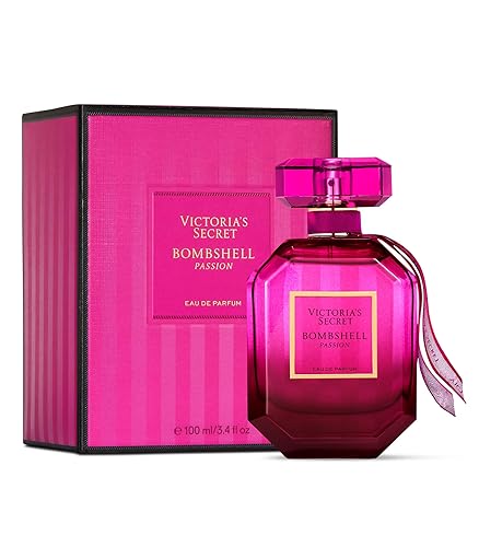 Victoria's Secret Bombshell Passion Eau de Parfum, Notes of Sparkling Cassis, Queen Peony & Fuchsia Rose, Perfumes for Women (3.4 oz) Beauty & Personal Care Victoria's Secret