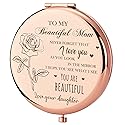 GAOLZIUY Compact Mirror Gifts for Mom from Daughter, Rose Gold Compact Mirror for Mother, Birthday Gifts for Moms Women from Daughter, Presents Beauty & Personal Care GAOLZIUY