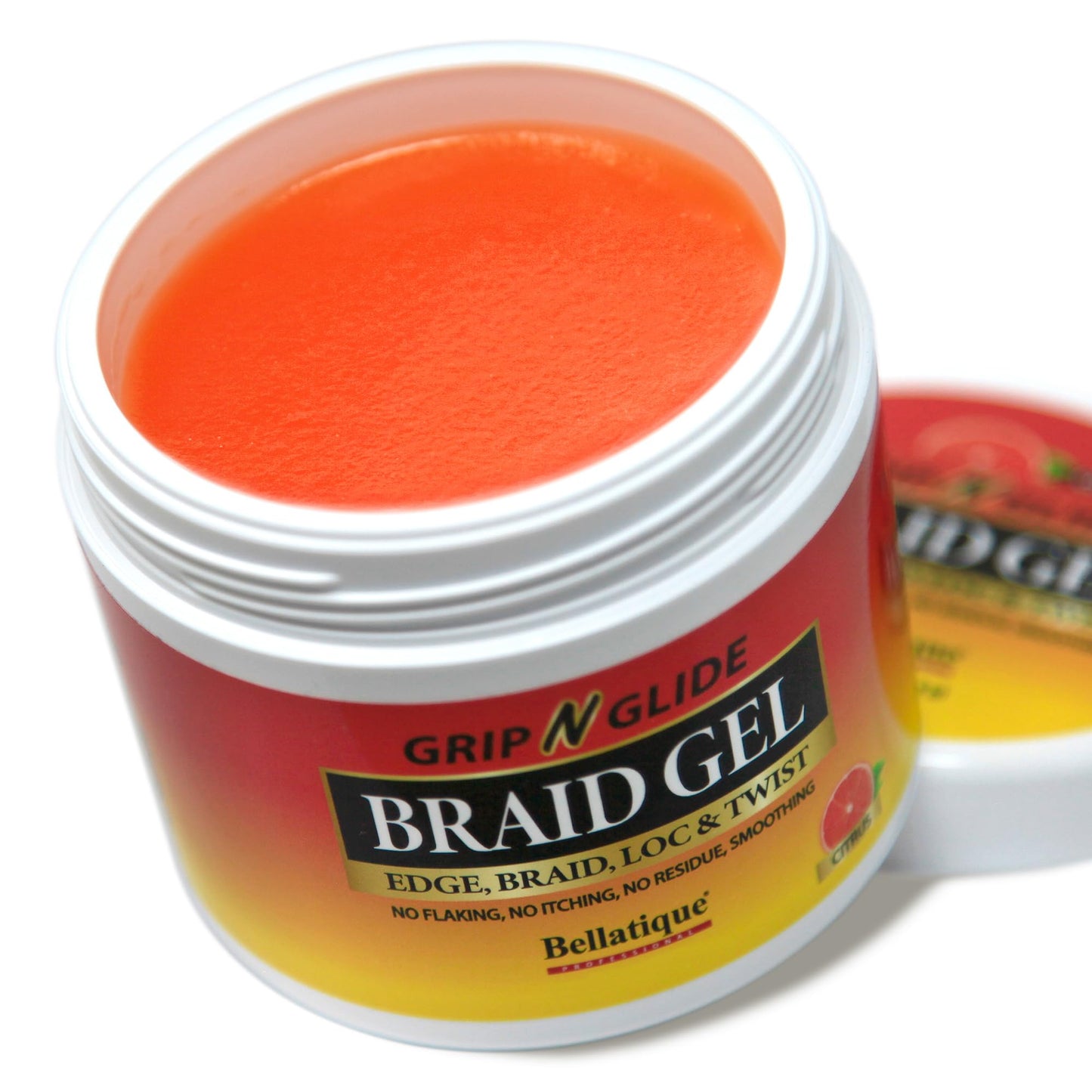 BELLATIQUE GRIP N GLIDE Braiding Gel Maximum Hold for LOC & Twist - No Flaking, No Whitening, Fast Drying, High Shine, Cool & Refreshing, Long Lasting Beauty & Personal Care BELLATIQUE