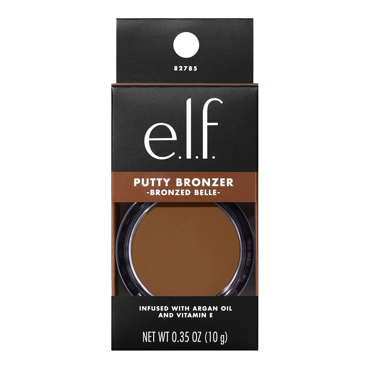 e.l.f. Putty Bronzer, Creamy & Highly Pigmented Formula, Creates a Long-Lasting Bronzed Belle Glow, Infused with Argan Oil & Vitamin E, 0.35 Oz Beauty & Personal Care e.l.f.
