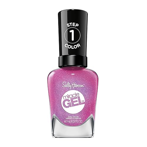 Sally Hansen Miracle Gel Salon Quality Nail Polish | Gel-Like Formula, Two-Step System, No UV Light Needed, Long Lasting | Opaque, Shimmer | 512 Beauty & Personal Care Sally Hansen