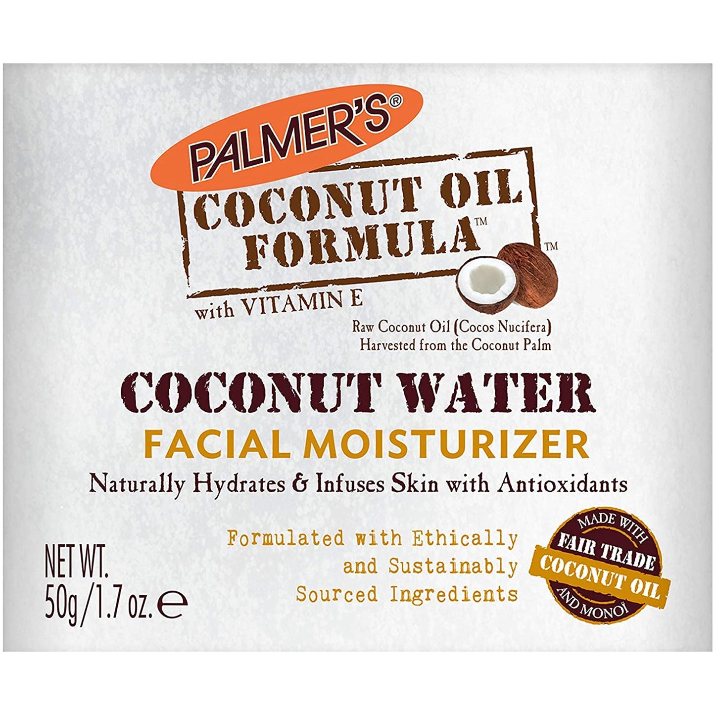 Palmers Coconut Hydrate Facial Moisturizer 1.7 Ounce Jar (Pack of 3) Beauty & Personal Care E.T.Browne-Palmer's