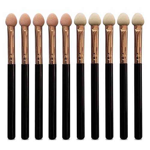 Makeup Brushes Set for Women Professional,UorPoto 10Pcs Sponge Eyeshadow Brush Sets Applicator Double Sided reusable Beauty & Personal Care UorPoto